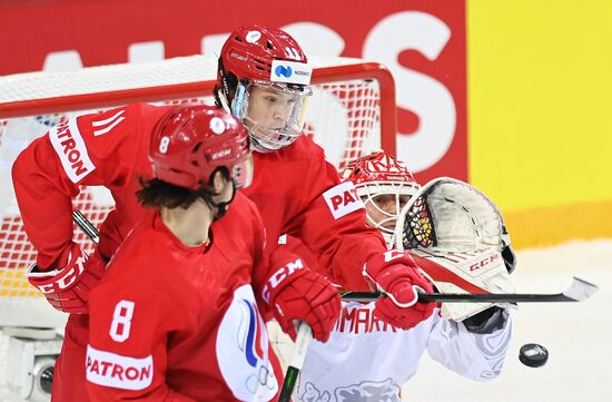Latvia Ice Hockey Worlds Russia - Denmark
