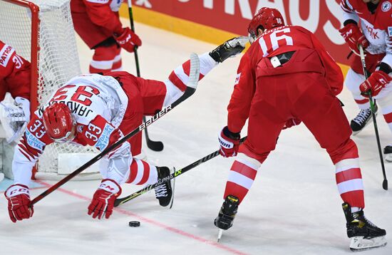 Latvia Ice Hockey Worlds Russia - Denmark