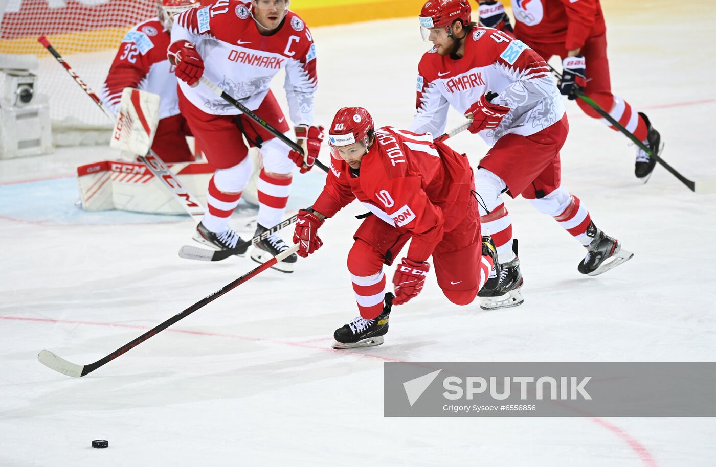 Latvia Ice Hockey Worlds Russia - Denmark