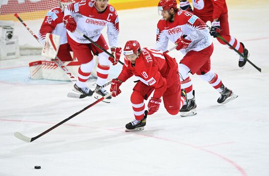 Latvia Ice Hockey Worlds Russia - Denmark