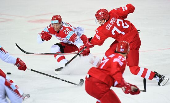 Latvia Ice Hockey Worlds Russia - Denmark