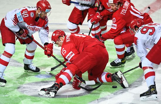 Latvia Ice Hockey Worlds Russia - Denmark