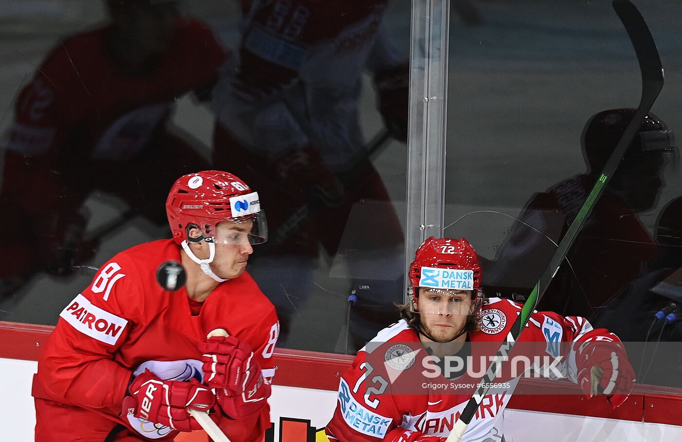 Latvia Ice Hockey Worlds Russia - Denmark