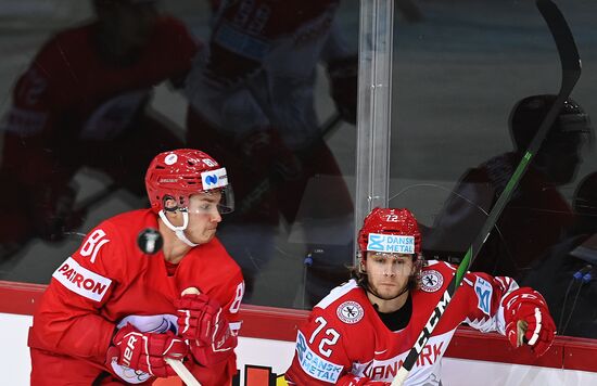 Latvia Ice Hockey Worlds Russia - Denmark