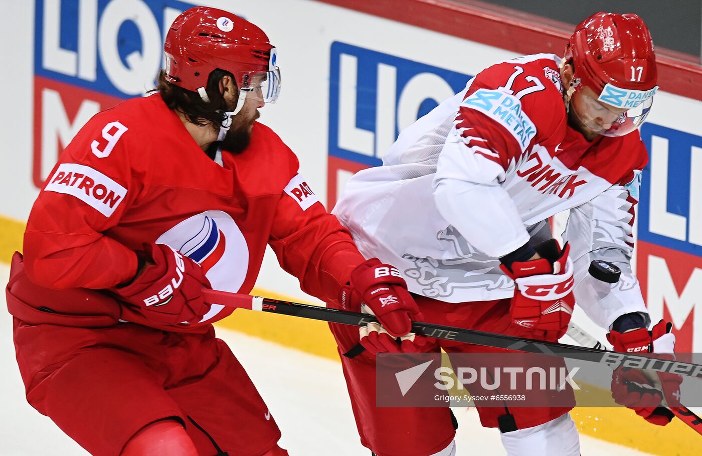 Latvia Ice Hockey Worlds Russia - Denmark