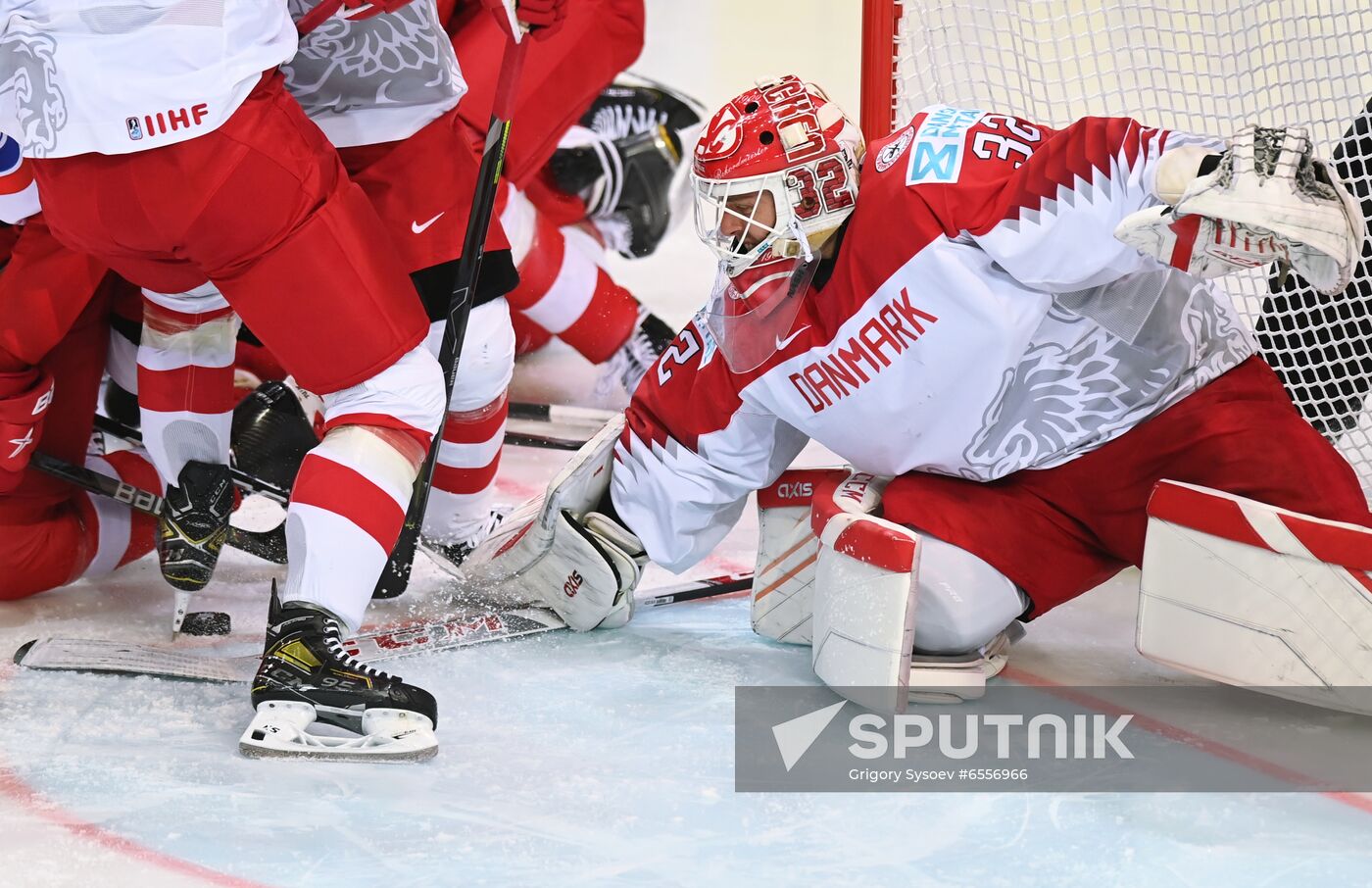 Latvia Ice Hockey Worlds Russia - Denmark