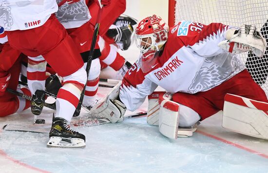 Latvia Ice Hockey Worlds Russia - Denmark