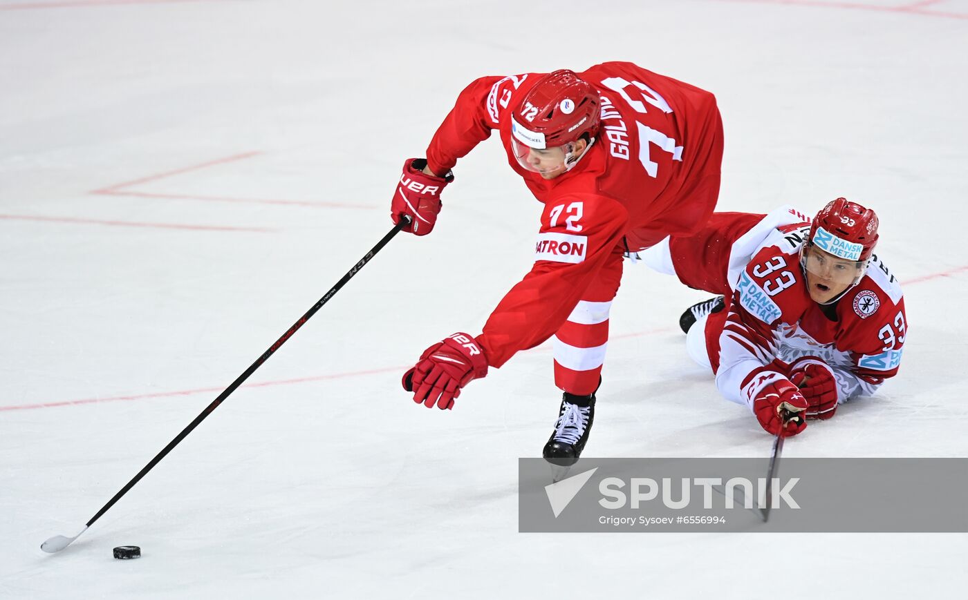 Latvia Ice Hockey Worlds Russia - Denmark