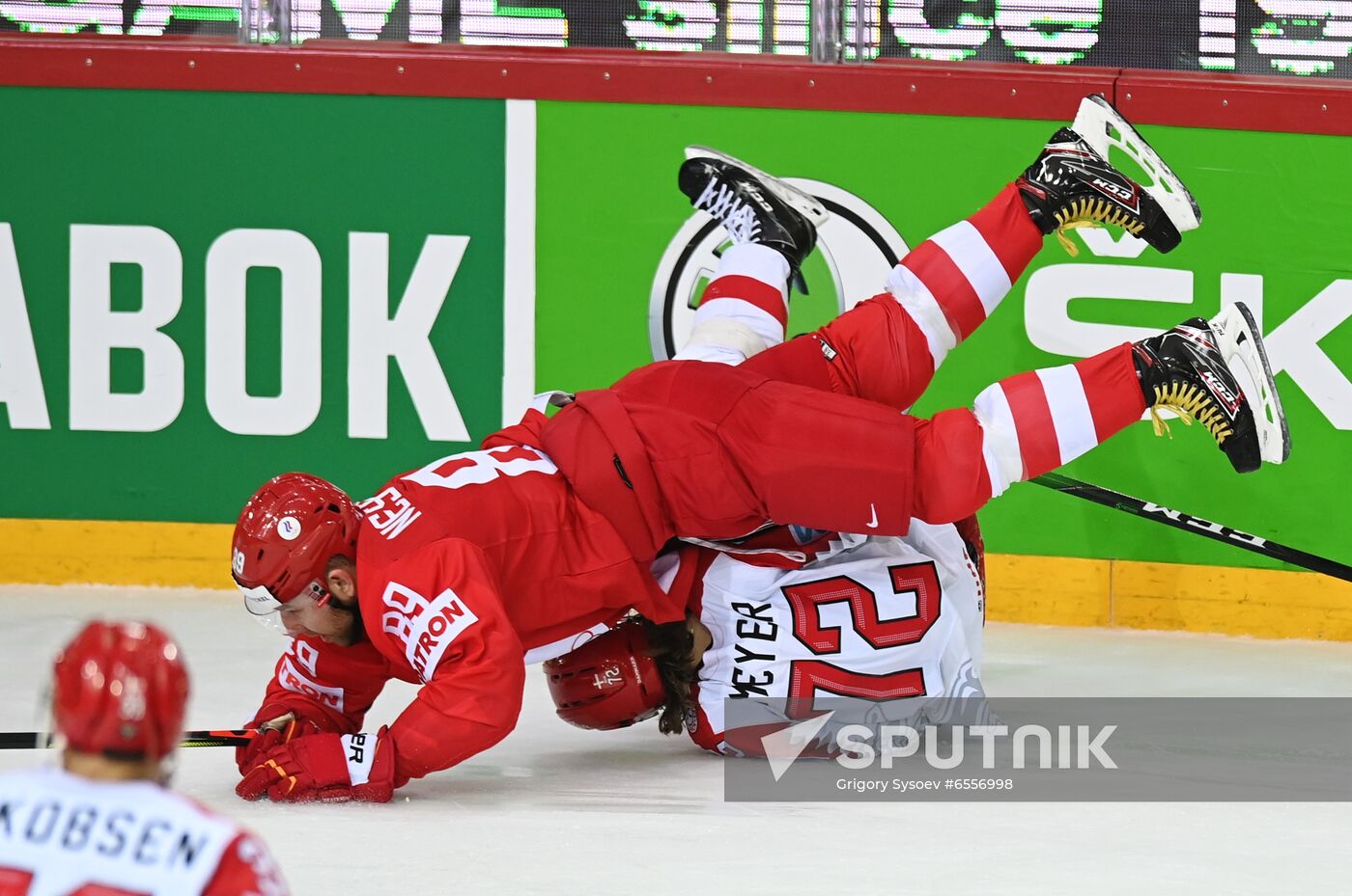 Latvia Ice Hockey Worlds Russia - Denmark