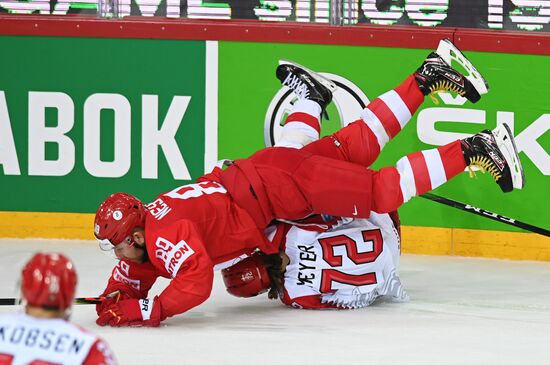Latvia Ice Hockey Worlds Russia - Denmark