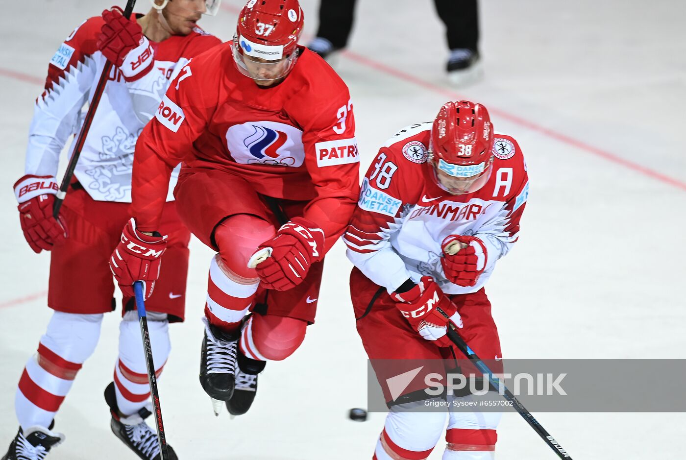Latvia Ice Hockey Worlds Russia - Denmark