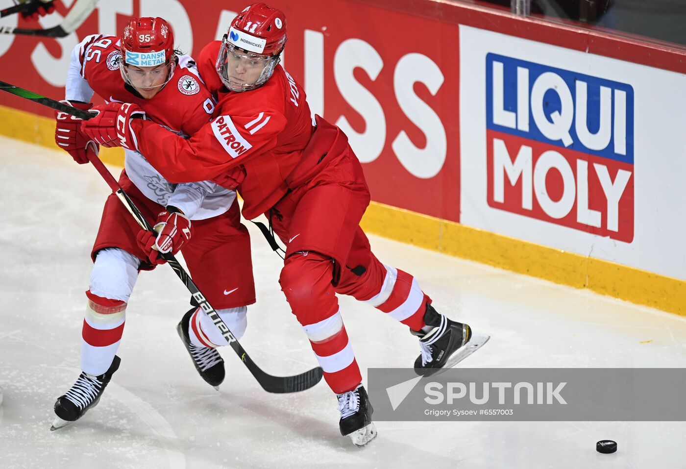 Latvia Ice Hockey Worlds Russia - Denmark