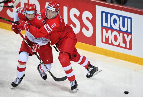 Latvia Ice Hockey Worlds Russia - Denmark