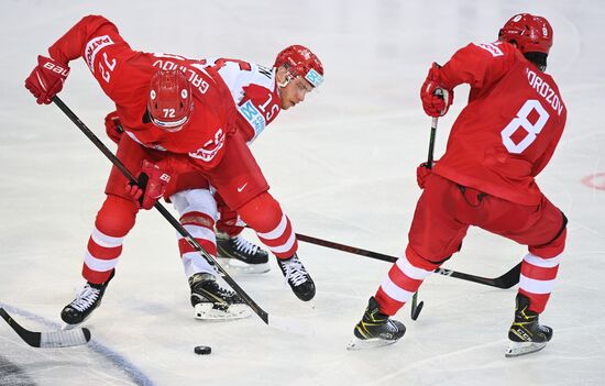 Latvia Ice Hockey Worlds Russia - Denmark