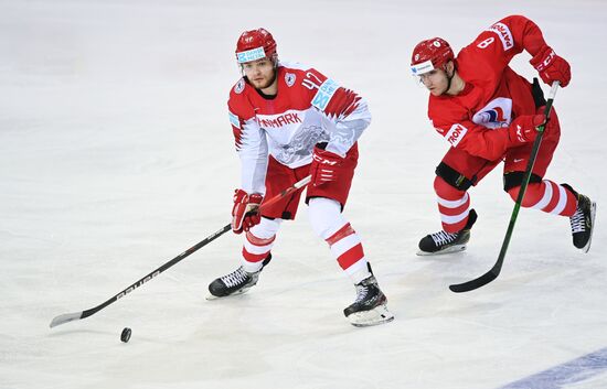 Latvia Ice Hockey Worlds Russia - Denmark