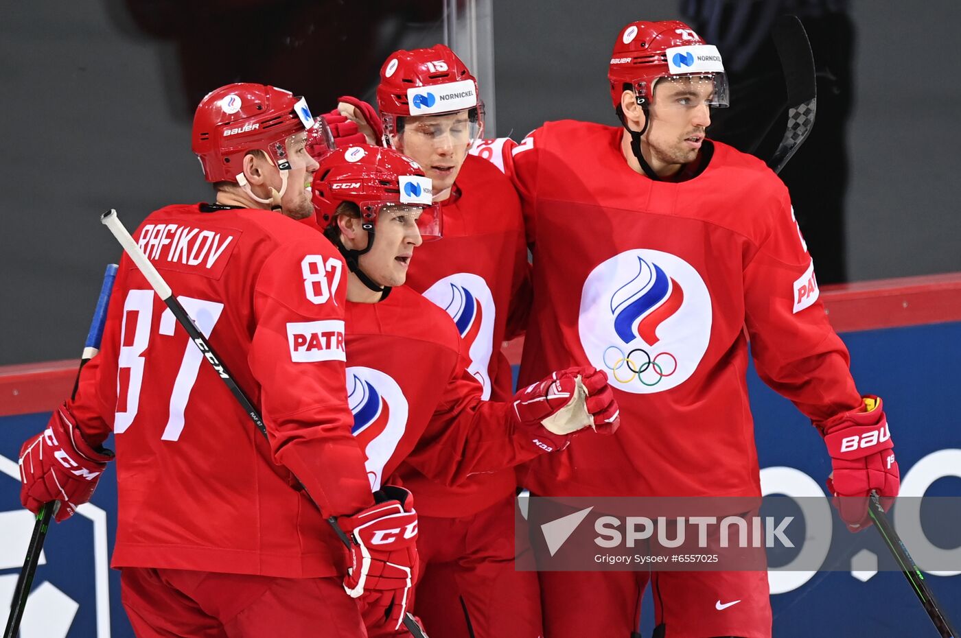 Latvia Ice Hockey Worlds Russia - Denmark