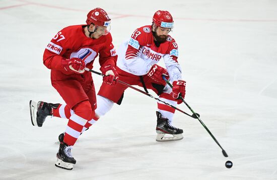 Latvia Ice Hockey Worlds Russia - Denmark