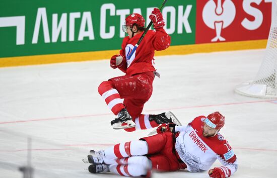 Latvia Ice Hockey Worlds Russia - Denmark