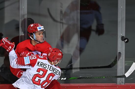 Latvia Ice Hockey Worlds Russia - Denmark