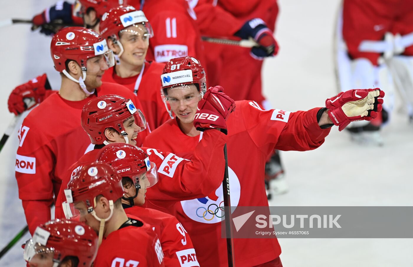 Latvia Ice Hockey Worlds Russia - Denmark