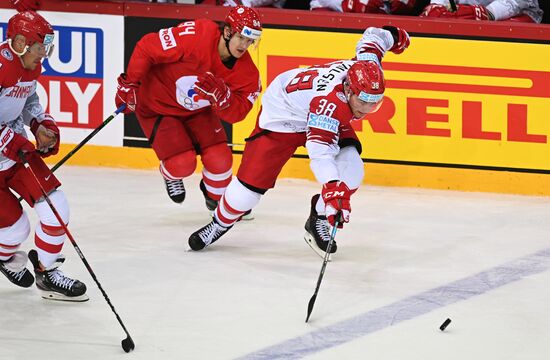 Latvia Ice Hockey Worlds Russia - Denmark