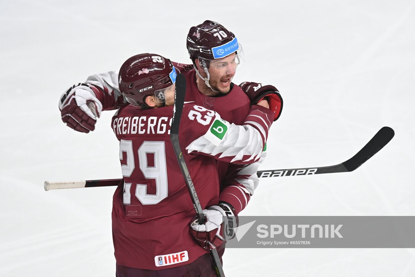 Latvia Ice Hockey Worlds United States - Latvia
