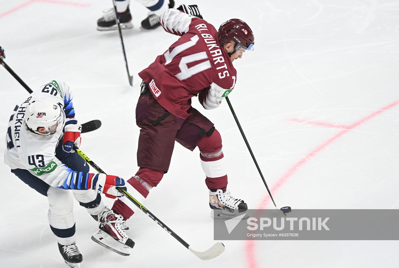 Latvia Ice Hockey Worlds United States - Latvia