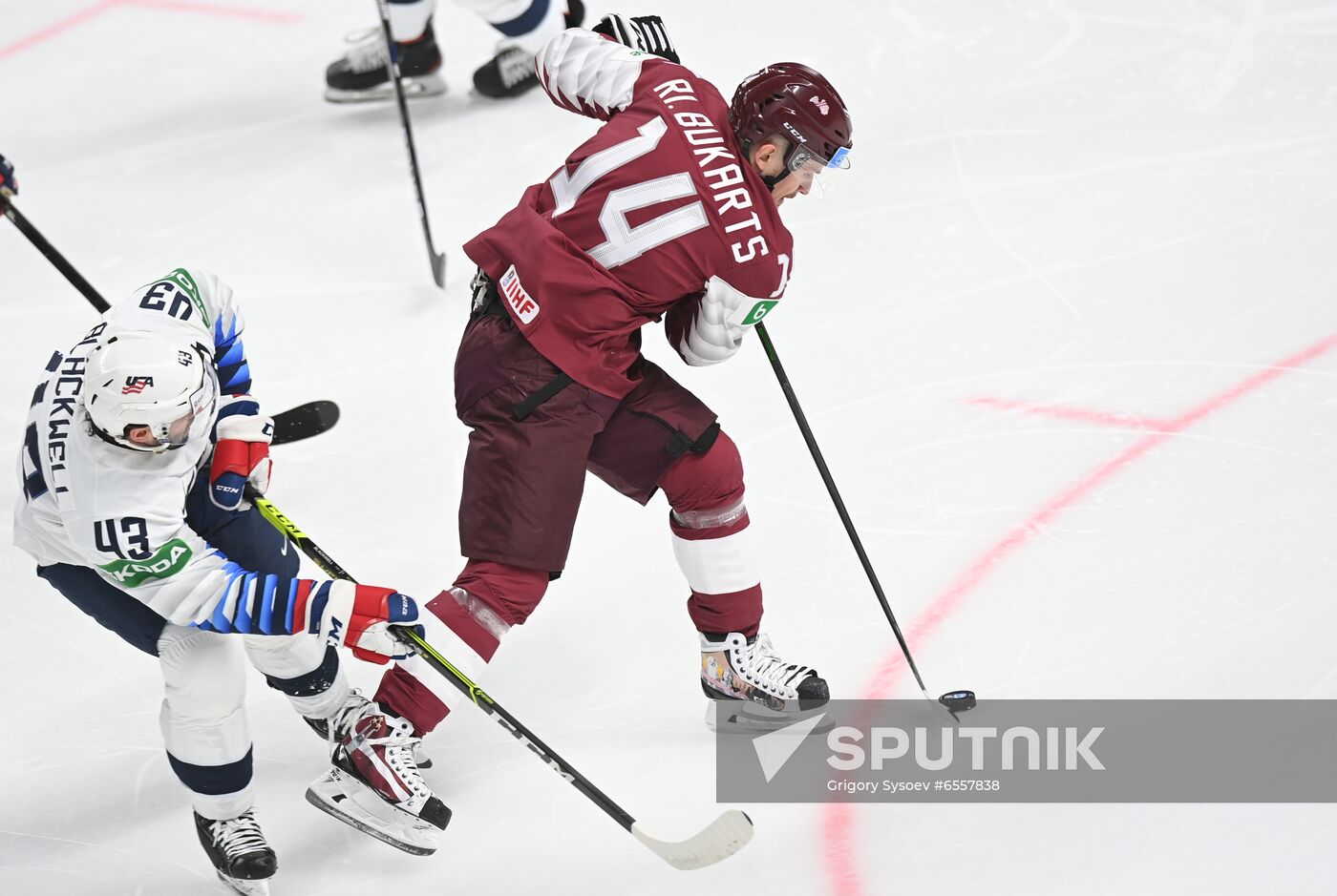 Latvia Ice Hockey Worlds United States - Latvia