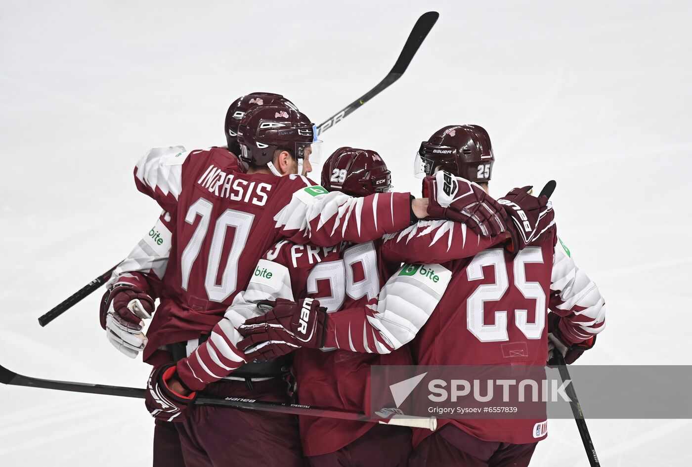 Latvia Ice Hockey Worlds United States - Latvia