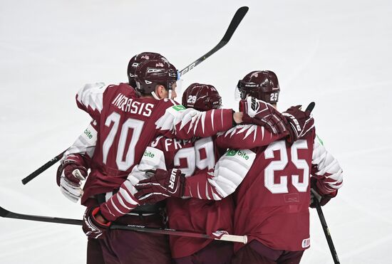 Latvia Ice Hockey Worlds United States - Latvia