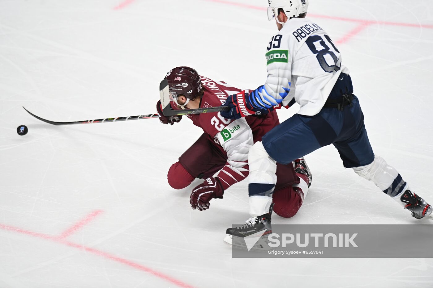 Latvia Ice Hockey Worlds United States - Latvia