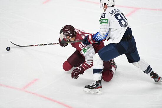 Latvia Ice Hockey Worlds United States - Latvia