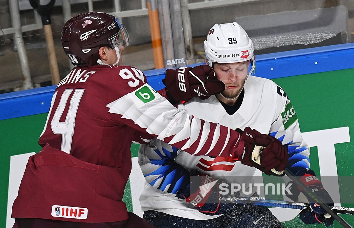 Latvia Ice Hockey Worlds United States - Latvia