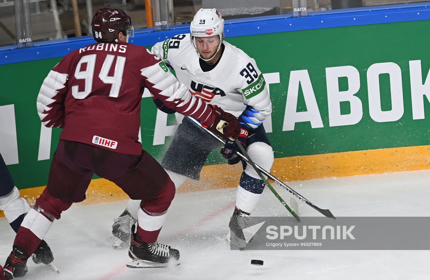 Latvia Ice Hockey Worlds United States - Latvia