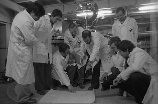 Nuclear research laboratory in Dubna