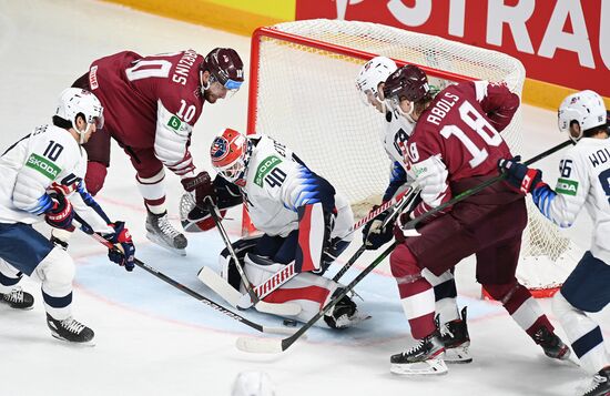 Latvia Ice Hockey Worlds United States - Latvia