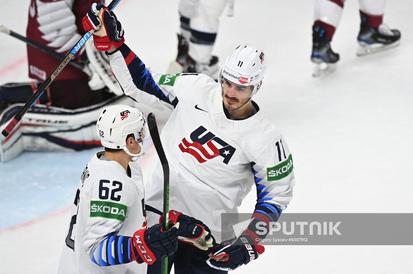 Latvia Ice Hockey Worlds United States - Latvia
