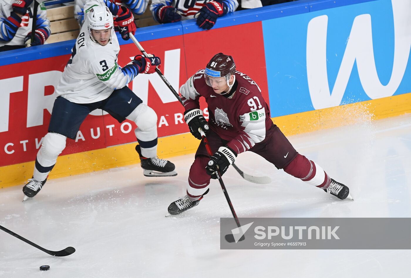 Latvia Ice Hockey Worlds United States - Latvia