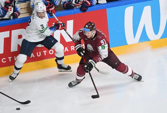 Latvia Ice Hockey Worlds United States - Latvia