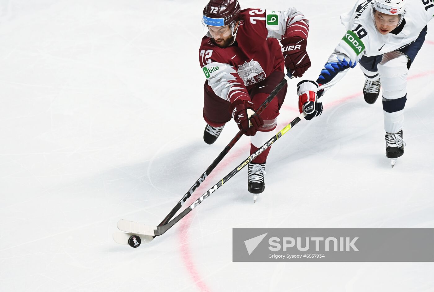 Latvia Ice Hockey Worlds United States - Latvia