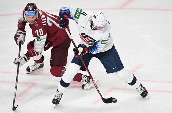 Latvia Ice Hockey Worlds United States - Latvia