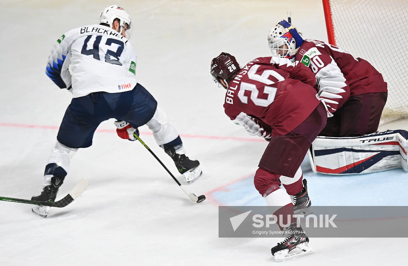 Latvia Ice Hockey Worlds United States - Latvia