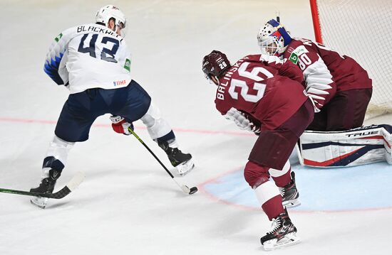 Latvia Ice Hockey Worlds United States - Latvia