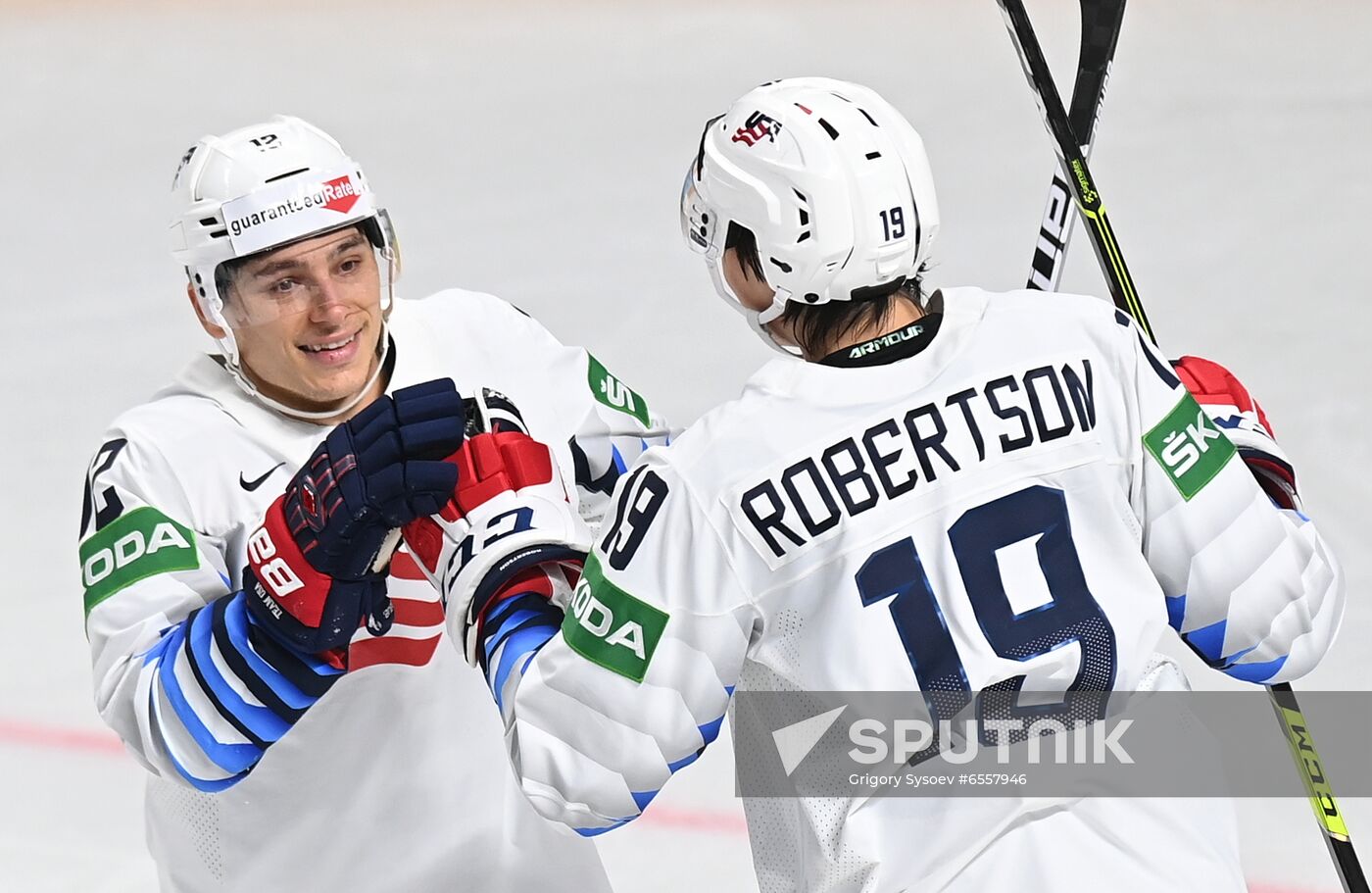 Latvia Ice Hockey Worlds United States - Latvia