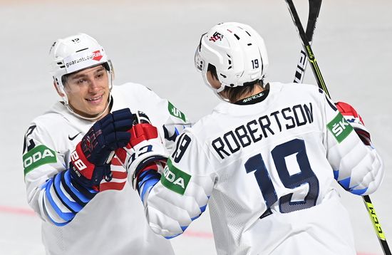 Latvia Ice Hockey Worlds United States - Latvia