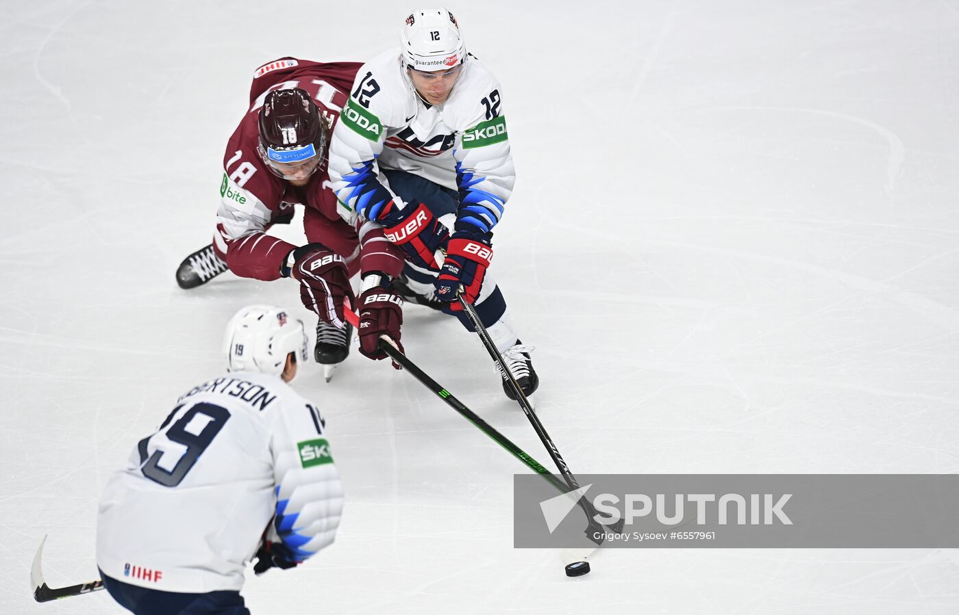 Latvia Ice Hockey Worlds United States - Latvia