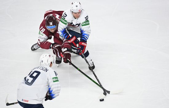 Latvia Ice Hockey Worlds United States - Latvia
