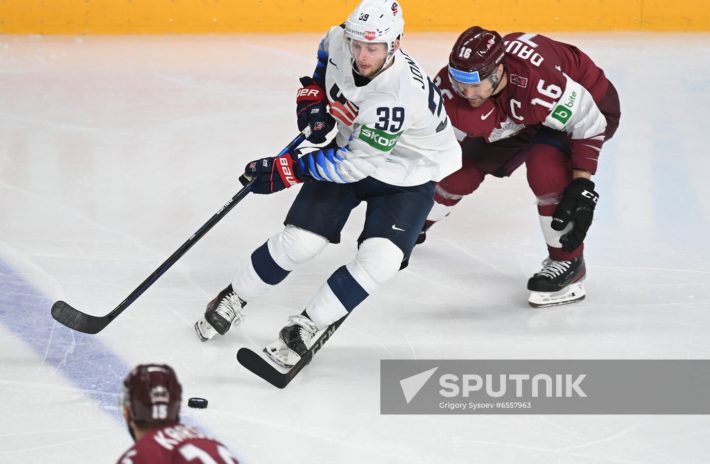 Latvia Ice Hockey Worlds United States - Latvia