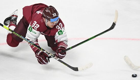 Latvia Ice Hockey Worlds United States - Latvia