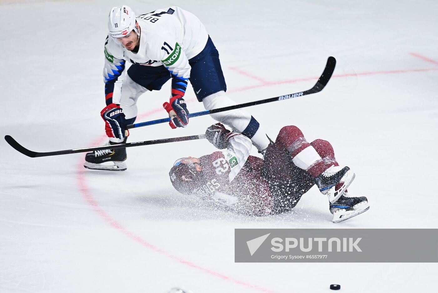 Latvia Ice Hockey Worlds United States - Latvia